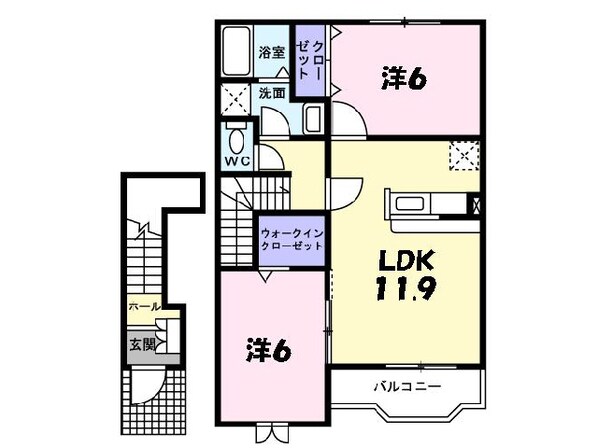 エテルノブローテⅡの物件間取画像